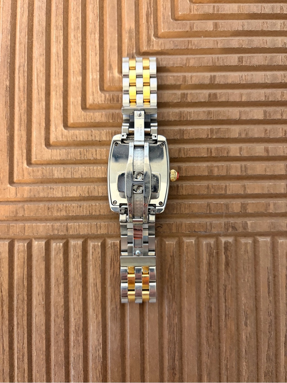 Michele Urban Mini Two-Tone Bracelet Watch - Picture 3 of 6